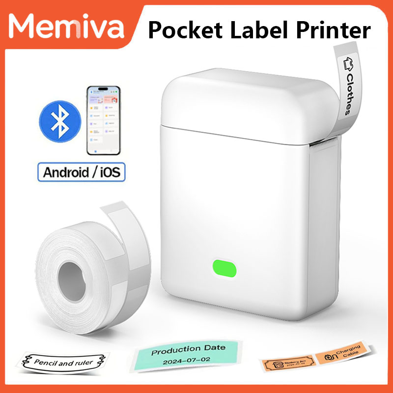 Commercial Photo Printer - Impressora Térmica Portátil Memiva L12, Mini