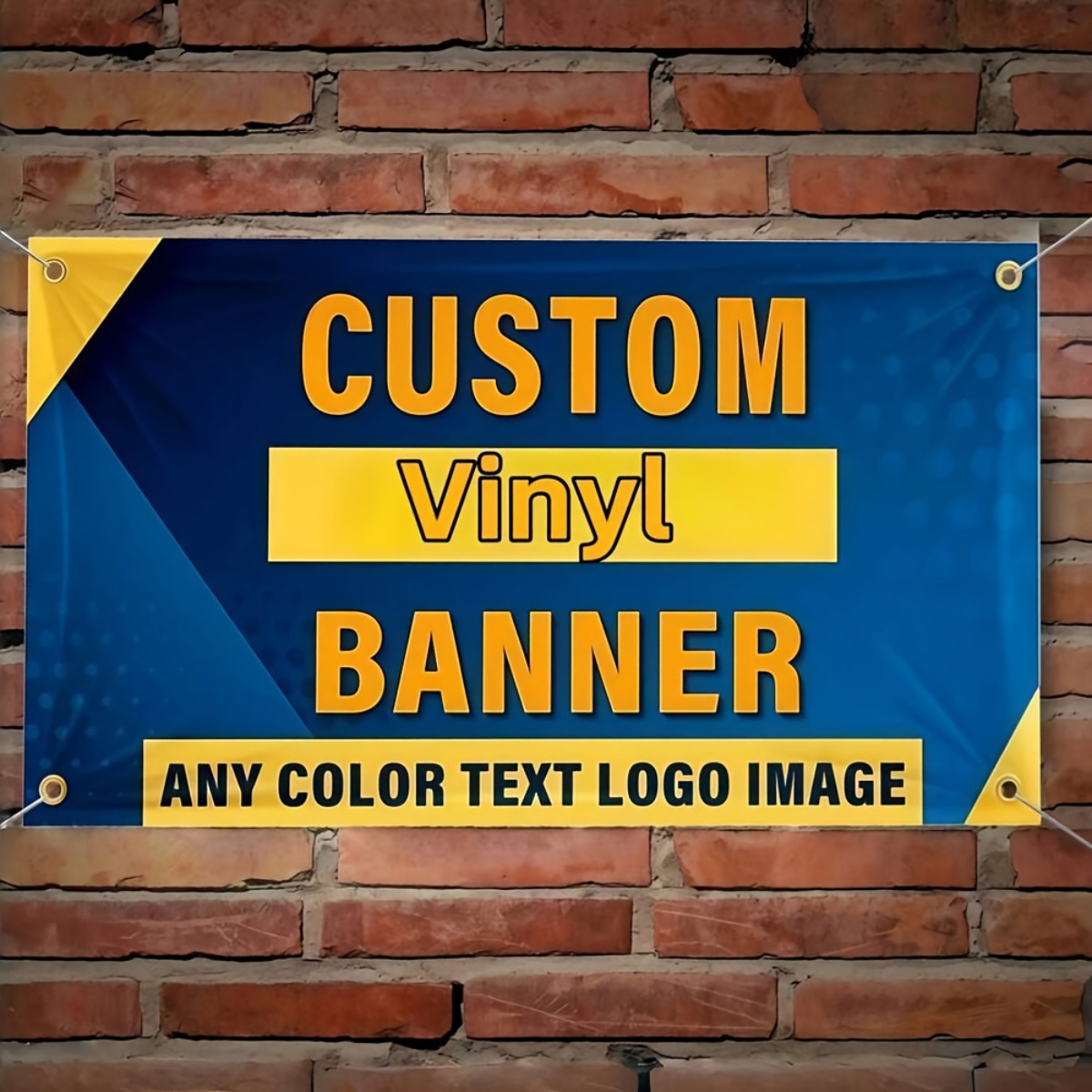 Commercial Vinyl Printing - Banner de Vinil Personalizado com Texto