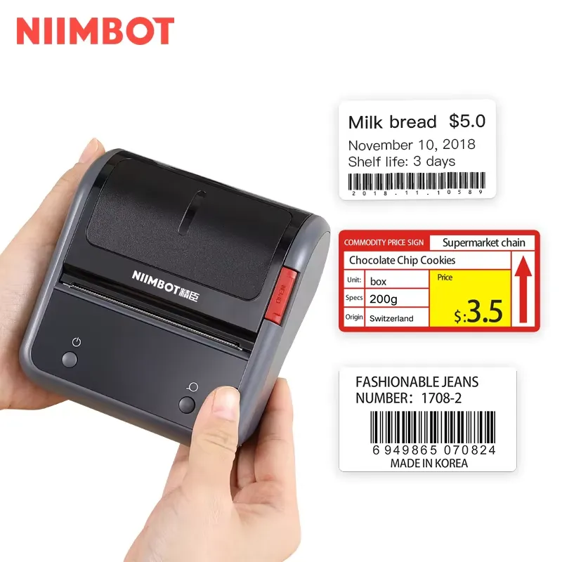 Commercial Printer - Impressora Térmica Portátil Niimbot B3S para