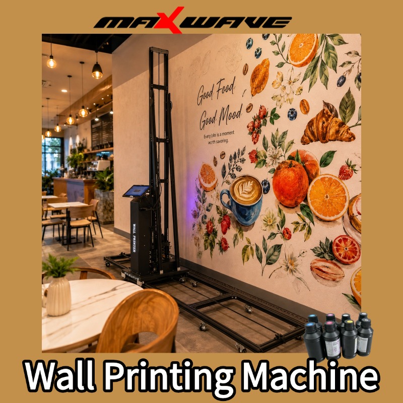 Commercial Wall Printing - Impressora de Parede Vertical Fácil de