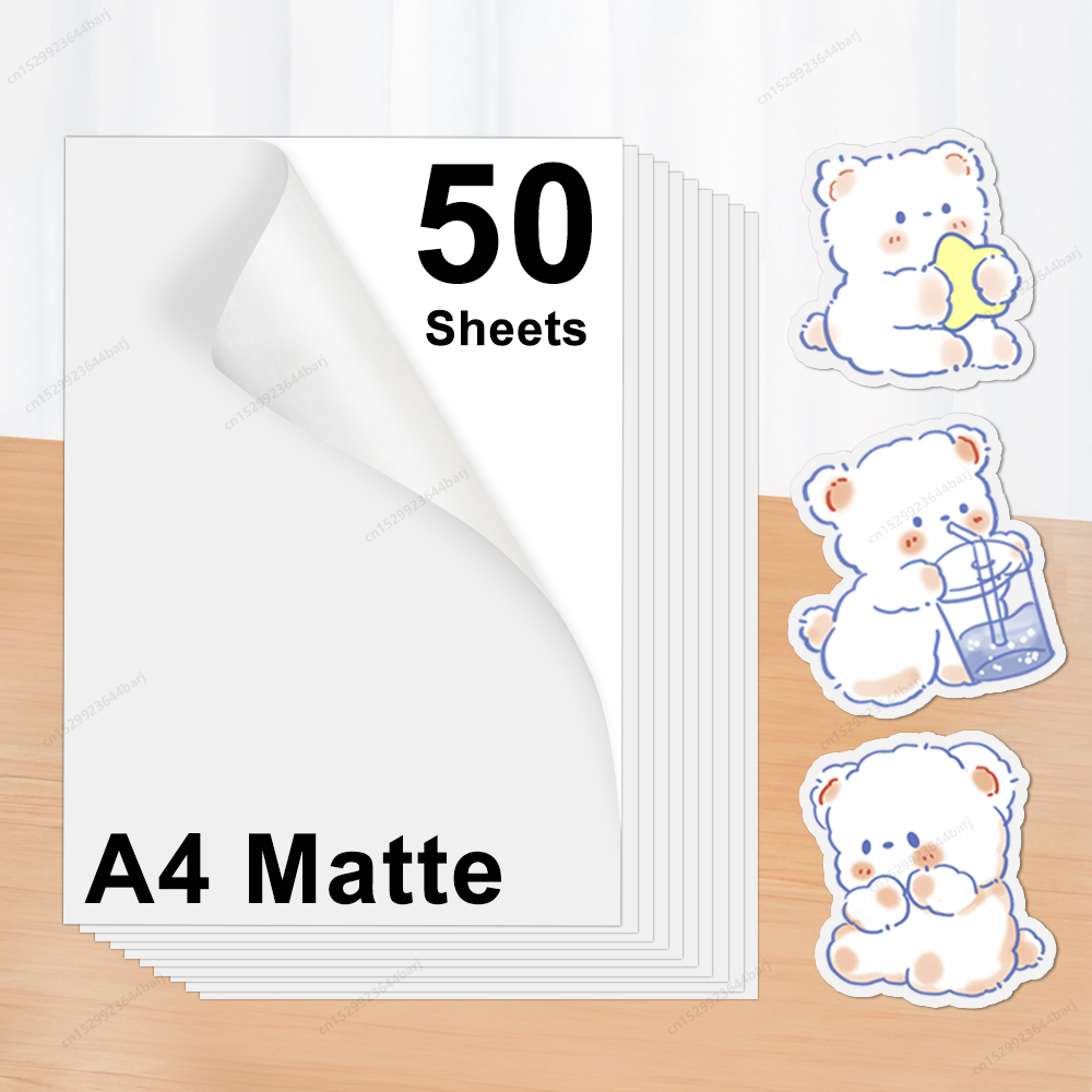 Commercial Vinyl Printing - 20/50 folhas de papel adesivo de