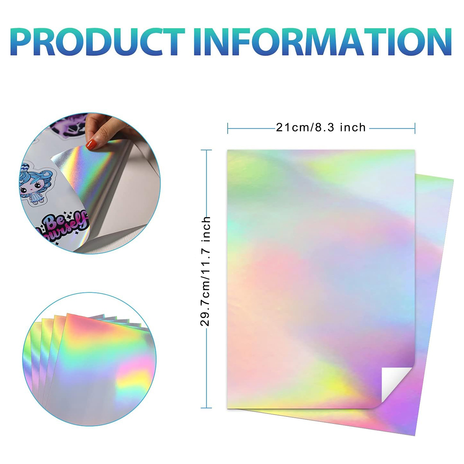 10 folhas de papel adesivo imp - Commercial Vinyl Printing avaliação e preço