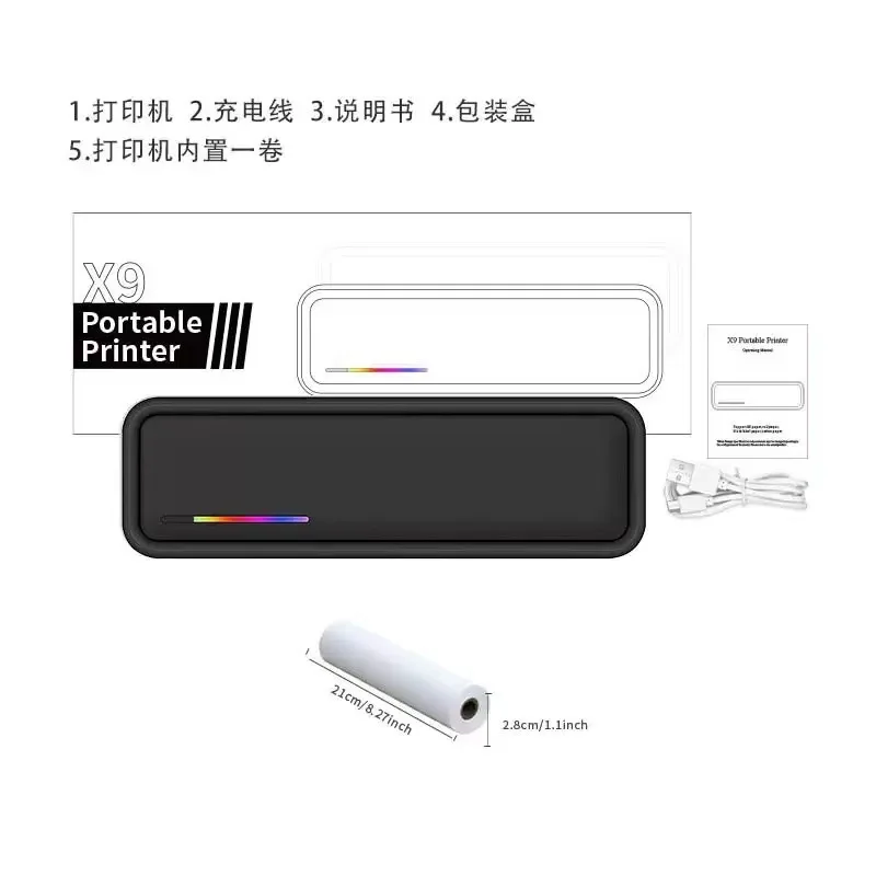 Impressora Térmica Portátil X9 - Commercial Photo Printer avaliação e preço