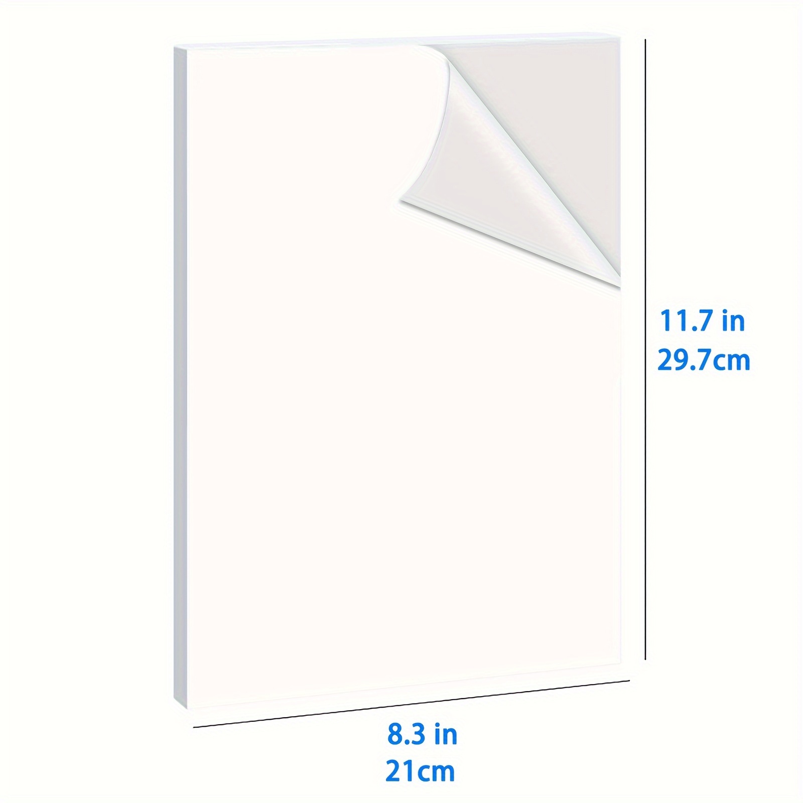 50 folhas de papel adesivo de  - Commercial Vinyl Printing avaliação e preço
