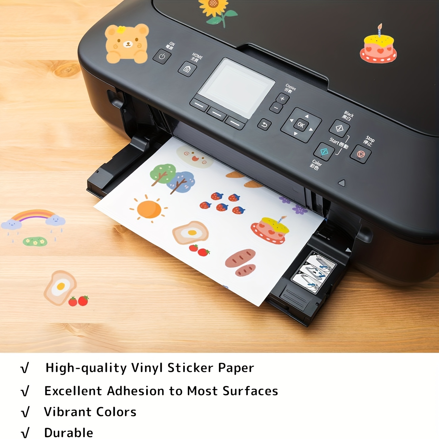 50 folhas de papel adesivo de  - Commercial Vinyl Printing avaliação e preço