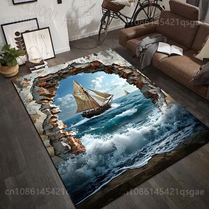 Tapete com estampa de barco à  - Commercial Wall Printing avaliação e preço