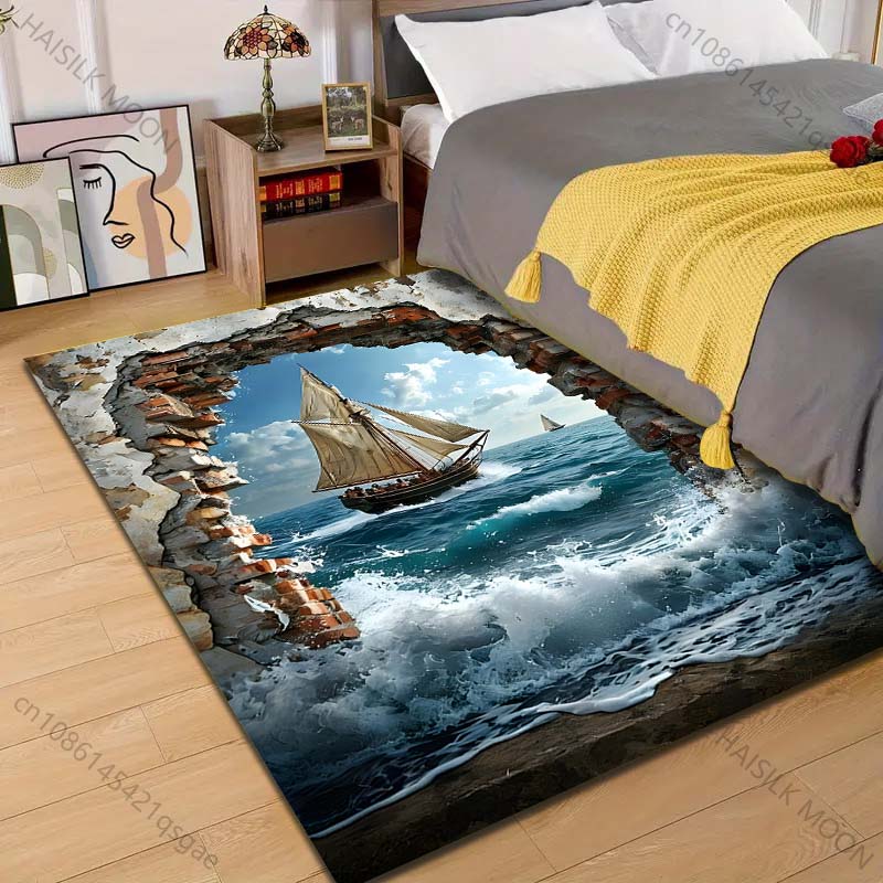 Tapete com estampa de barco à  - Commercial Wall Printing avaliação e preço