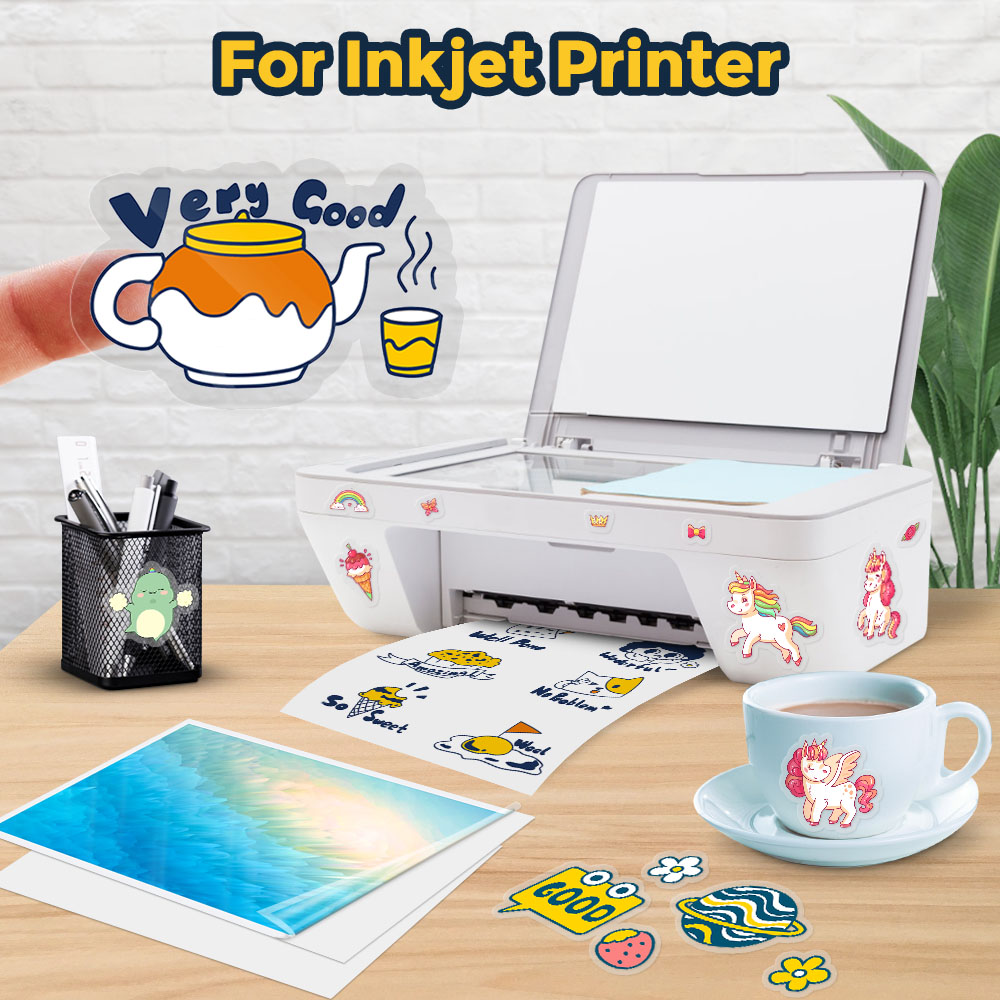 10 folhas de papel adesivo de  - Commercial Vinyl Printing avaliação e preço