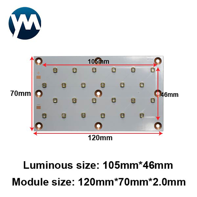 Módulo LED UV 70W 72W 3535 UV  - Uv Led Lamp Printer avaliação e preço