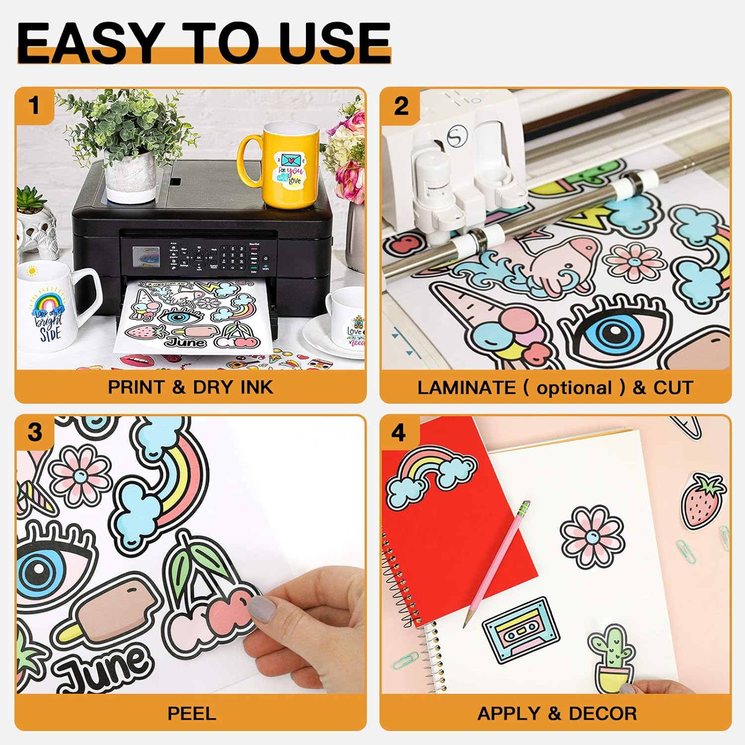 A4 10 folhas de papel adesivo  - Commercial Vinyl Printing avaliação e preço