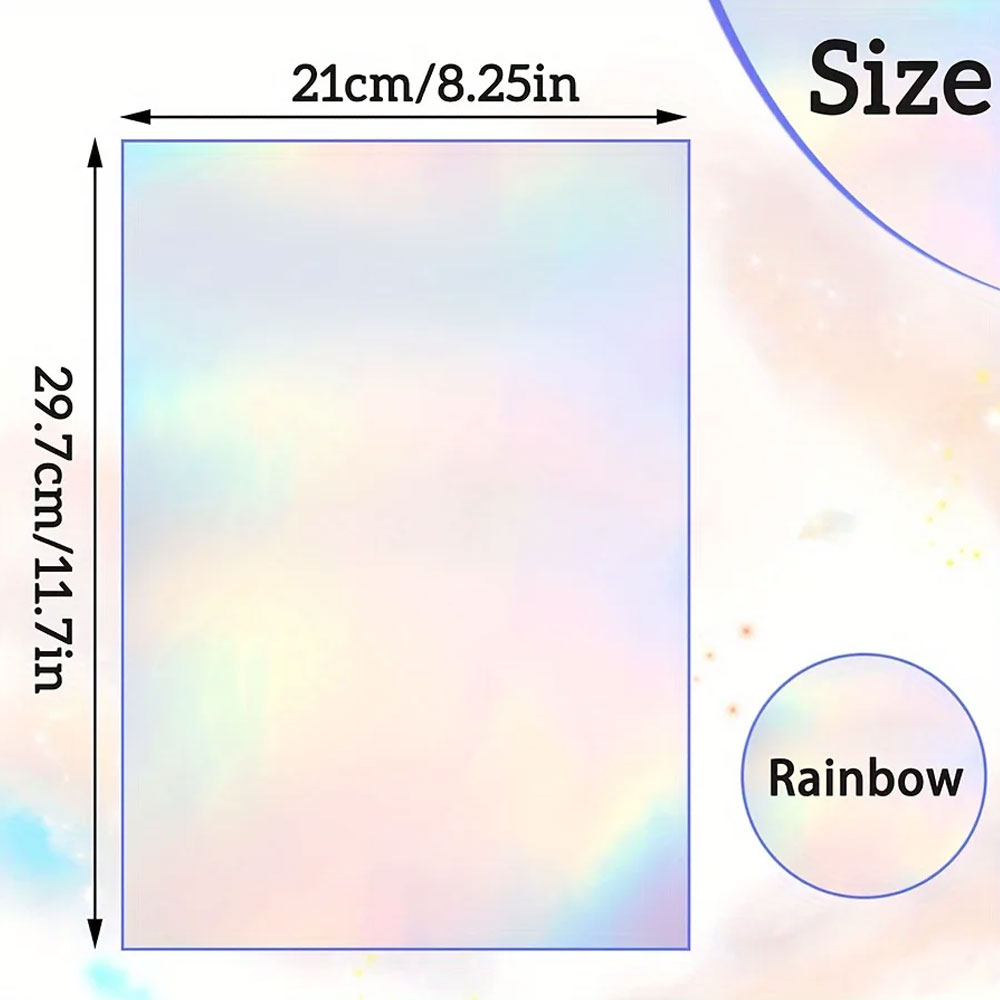 20 Folhas de Adesivos Holográf - Commercial Vinyl Printing avaliação e preço
