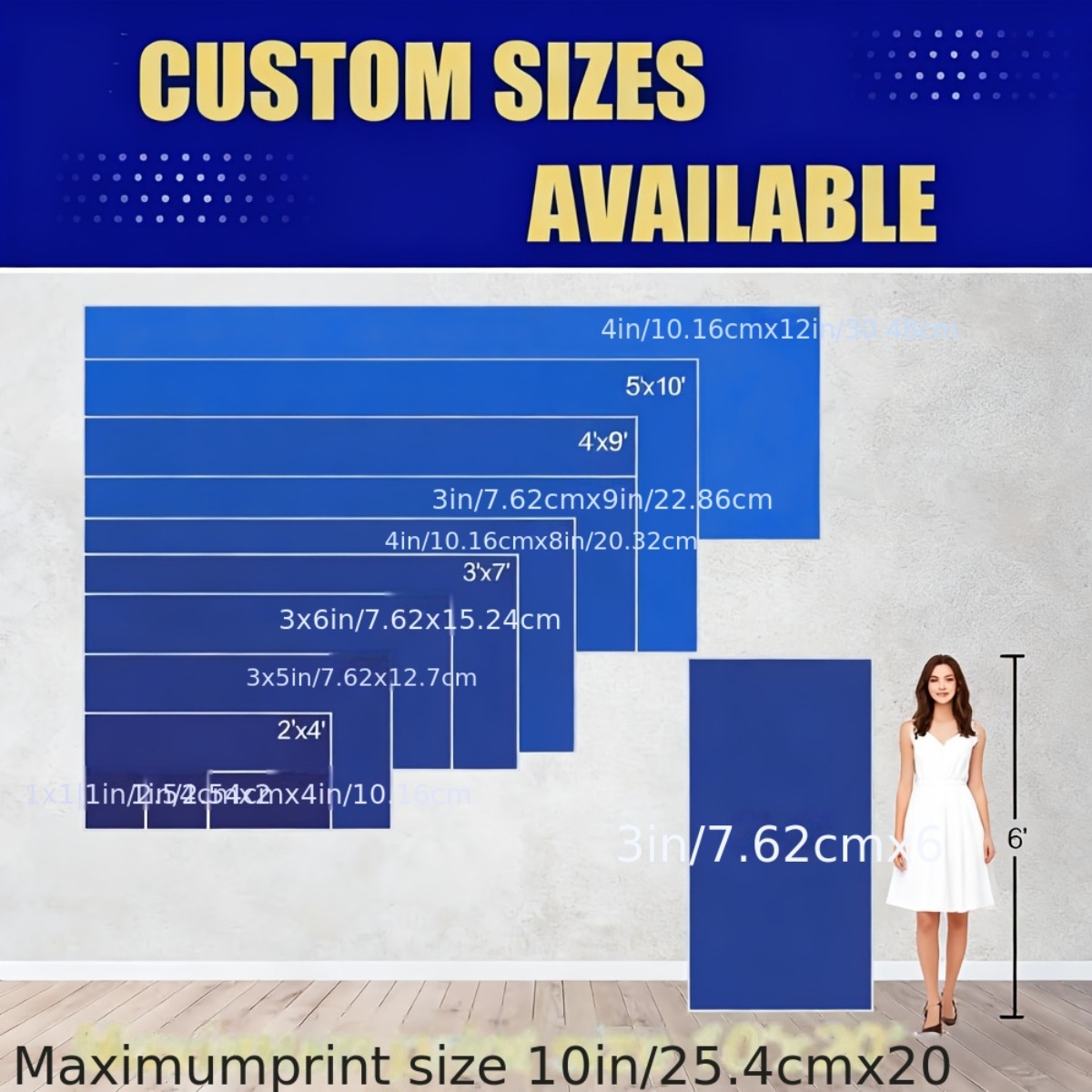 Banner de Vinil Personalizado  - Commercial Vinyl Printing avaliação e preço