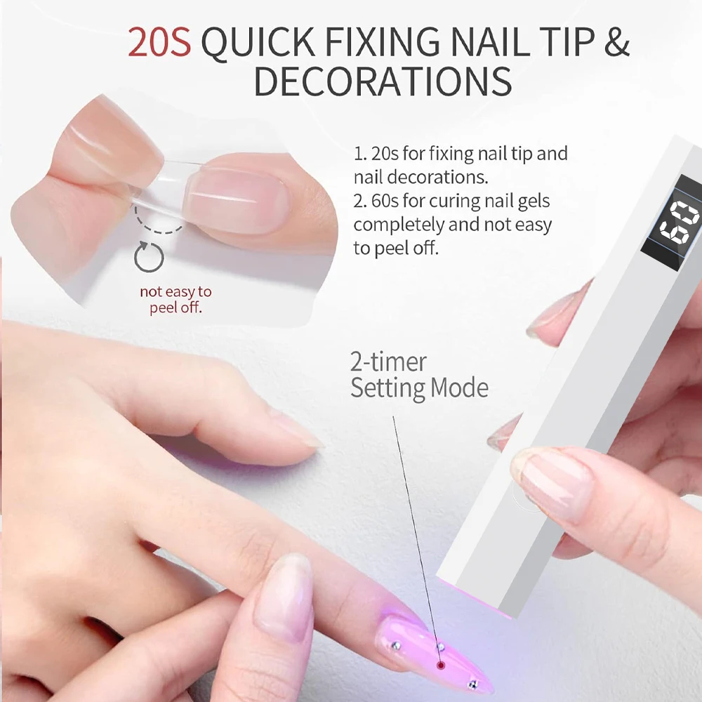 Lâmpada UV LED para Unhas HOME - Uv Led Lamp Printer avaliação e preço