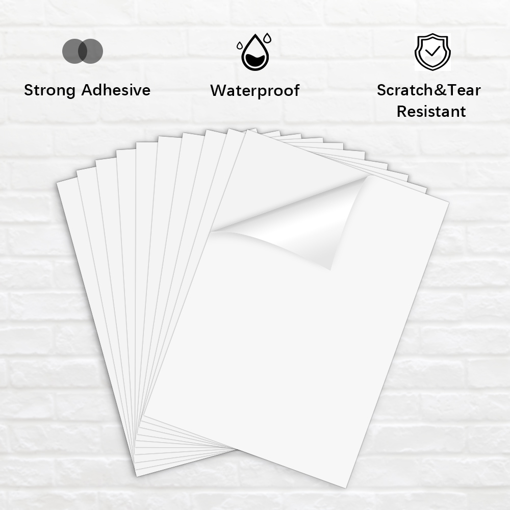 20/50 folhas de papel adesivo  - Commercial Vinyl Printing avaliação e preço